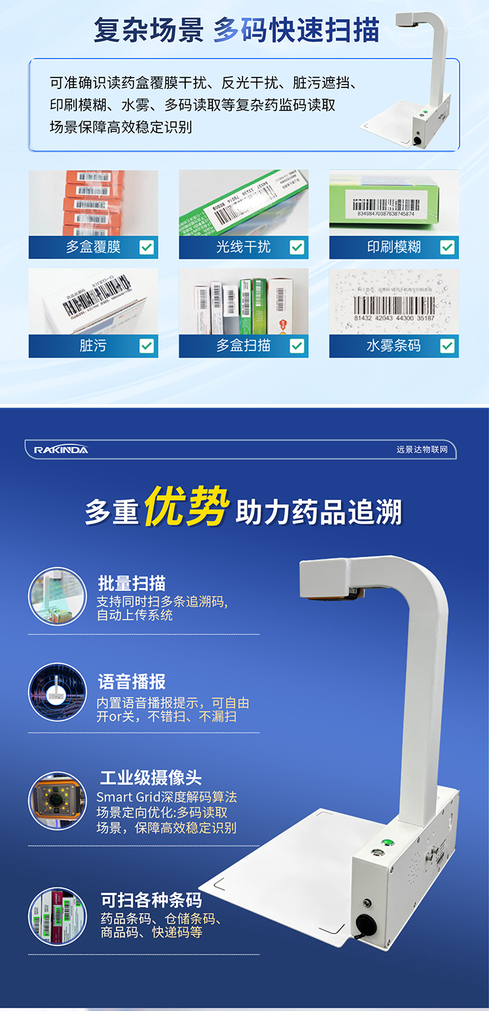 HG600 藥品追溯碼一體機(jī)|RAKINDA深圳遠(yuǎn)景達(dá)